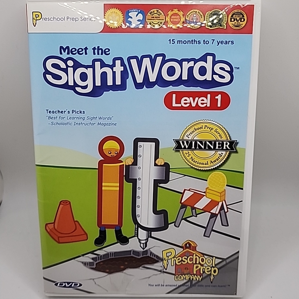 Meet the Sight Words Level 1 DVD